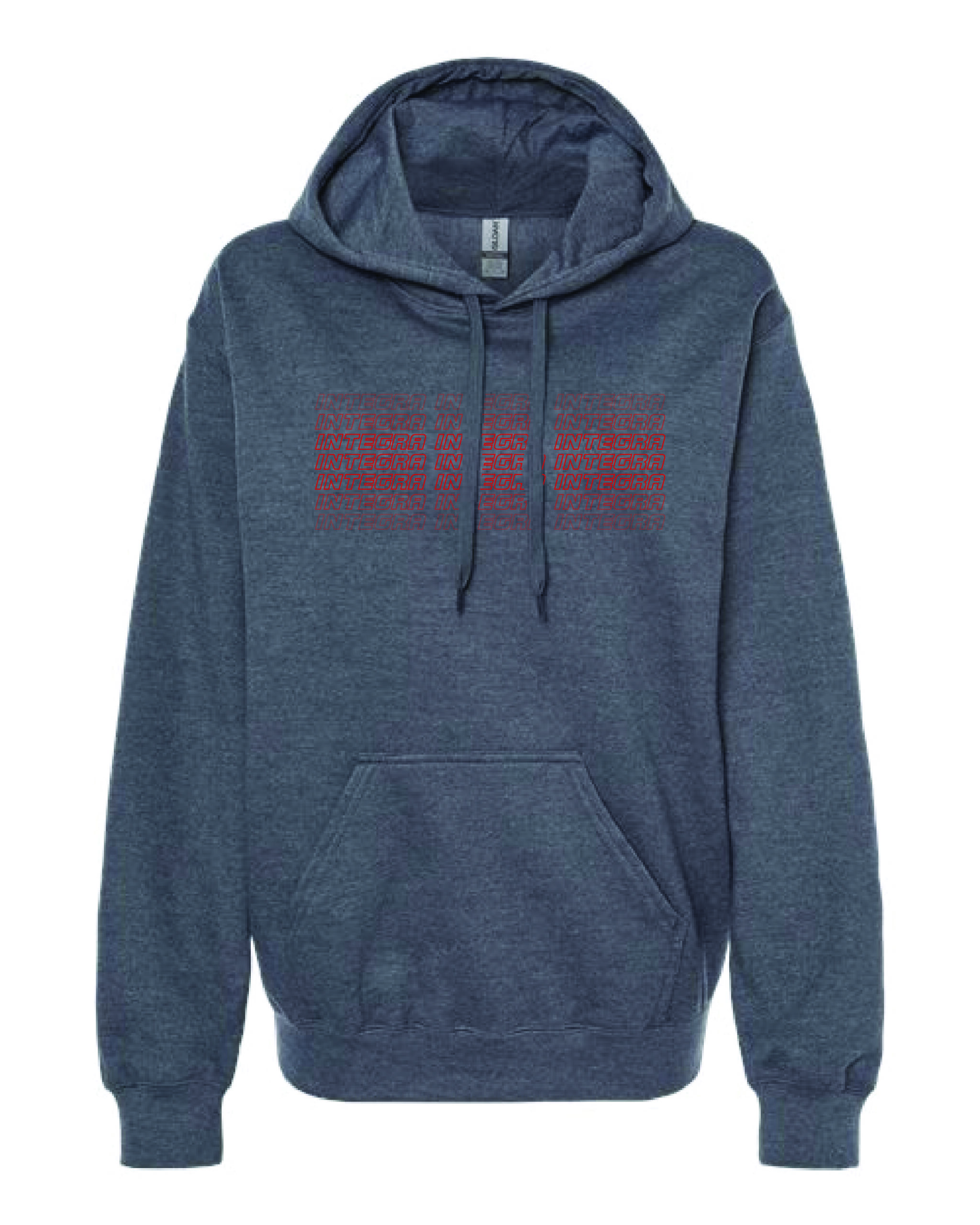 Integra Ombre Logo Hoodie Dark Heather